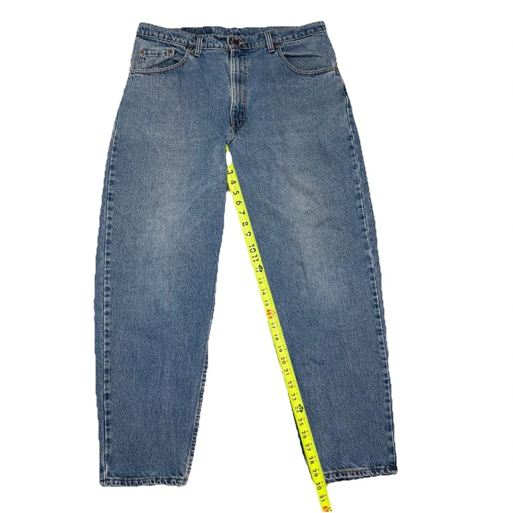 Vtg 90s Levi's 560‎ Loose Fit Tapered Leg Jeans Men 38x30 Blue Made in USA